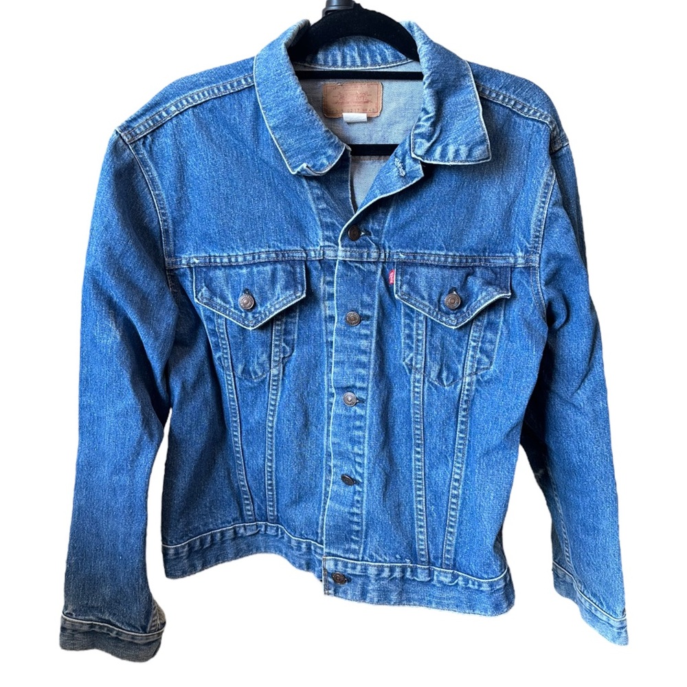 Vintage Levi's Trucker Jacket Denim Type III 3 70505-0217 Retro 70s 80s USA Worn
